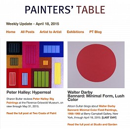 News: Review of Walter Darby Bannard , April 18, 2015 - Altoon Sultan via Painters Table