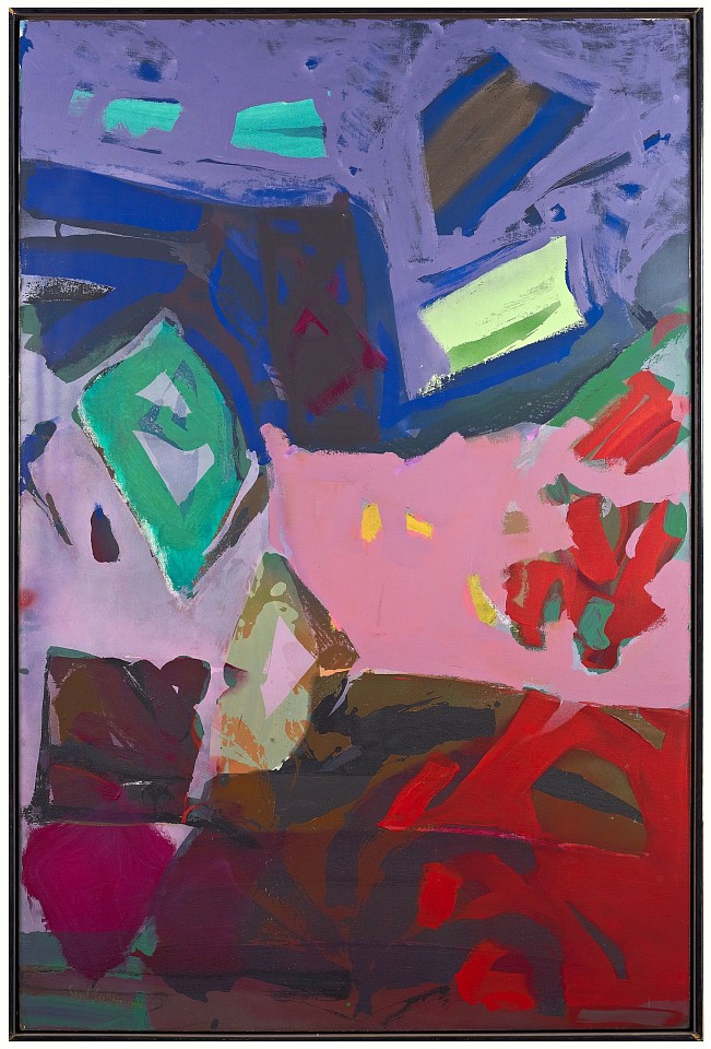 Syd Solomon, Stroll | SOLD, 1976
Acrylic and aerosol enamel on canvas, 72 x 48 in. (182.9 x 121.9 cm)
© Estate of Syd Solomon
SOL-00068