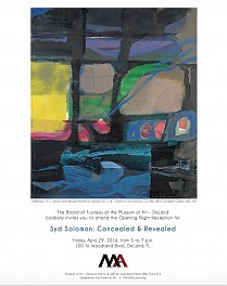 Syd Solomon News: Press Release for Syd Solomon: Concealed and Revealed | A Traveling Museum Exhibition, April 12, 2016 - Christine Berry and Mike Solomon