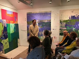 News: Eric Dever Hosts the Friends of Guild Hall at his Water Mill Studio, August 17, 2018 - Berry Campbell