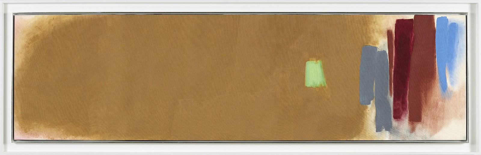 Friedel Dzubas, The Marches II, 1971
Acrylic on canvas, 27 x 97 1/2 in. (68.6 x 247.7 cm)
DZU-00020