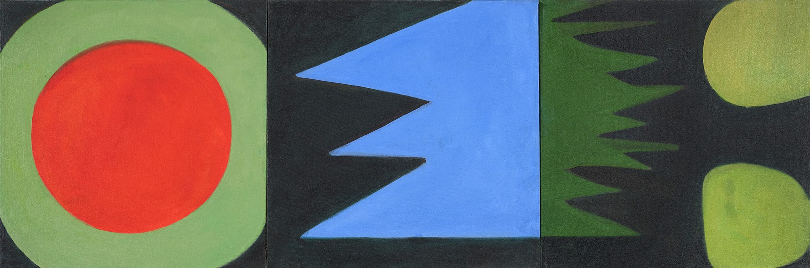 Jean Cohen, Bayou, 1987
Oil on canvas, 20 1/4 x 60 3/4 in. (51.4 x 154.3 cm)
JCOH-00004