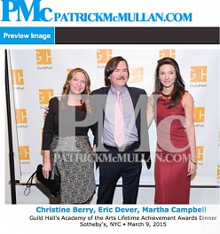 Eric Dever News: Christine Berry, Eric Dever, and Martha Campbell on the Red Carpet, March  9, 2015