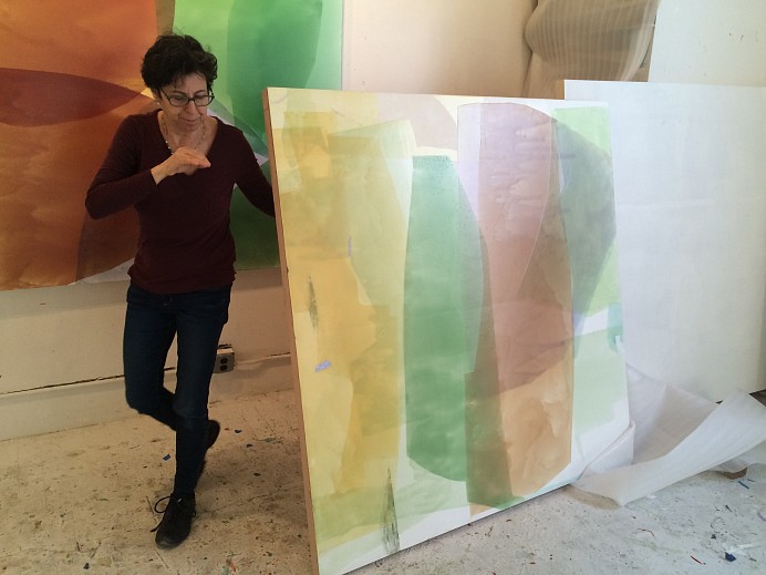 Jill Nathanson News: Noah Becker Visits the New York Studio of Artist Jill Nathanson, March 10, 2016 - Noah Becker for Whitehot Magazine of Contemporary Art