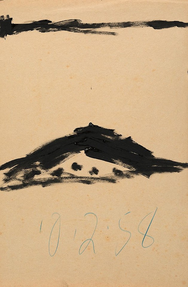 Walter Darby Bannard, Untitled, 1958
Ink on paper, 18 x 11 1/2 in. (45.7 x 29.2 cm)
BAN-00084