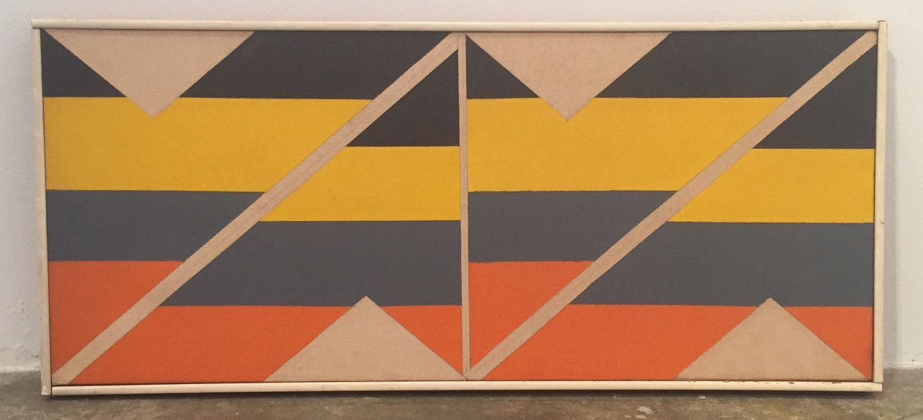 Larry Zox, Multi from Zone 1 | SOLD, 1965
Acrylic on canvas, 12 x 28 in. (30.5 x 71.1 cm)
ZOX-00077