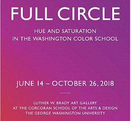 News: One More Month to See Ann Purcell's painting 'Harting' in Full Circle | Hue and Saturation in the Washington Color School , October  5, 2018 - Corcoran School of the Arts & Design