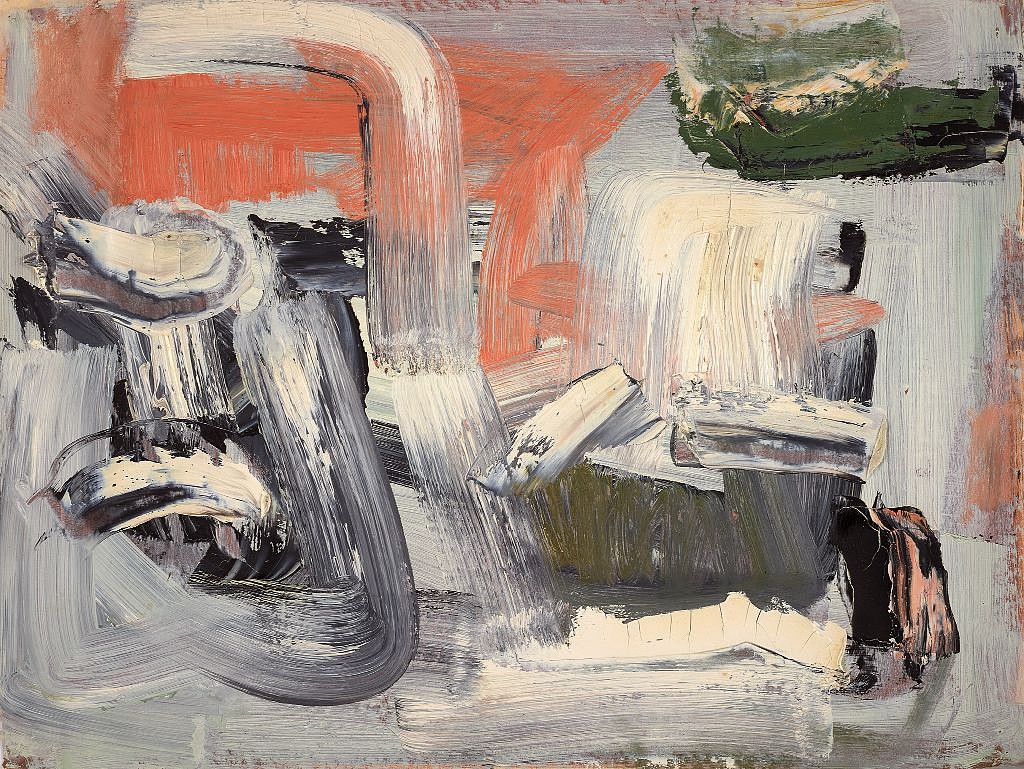 Yvonne Thomas, Untitled | SOLD, 1956
Oil on paper, 17 7/8 x 23 3/4 in. (45.4 x 60.3 cm)
THO-00113