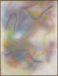 Dan Christensen News: Video Now Available | NYC Gallery Openings | Dan Christensen: Early Spray Paintings (1967-1969), October 16, 2019 - NYC GALLERY OPENINGS