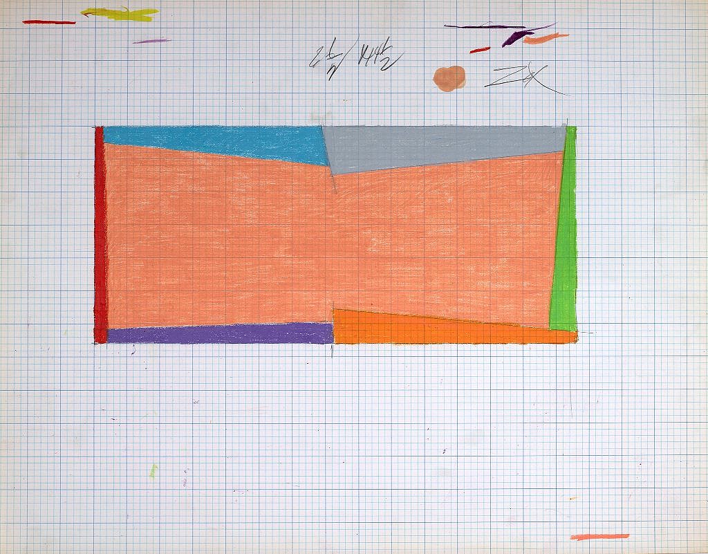 Larry Zox, Untitled
Colored Pencil & Graphite on Paper, 17 x 21 3/4 in. (43.2 x 55.2 cm)
ZOX-00119