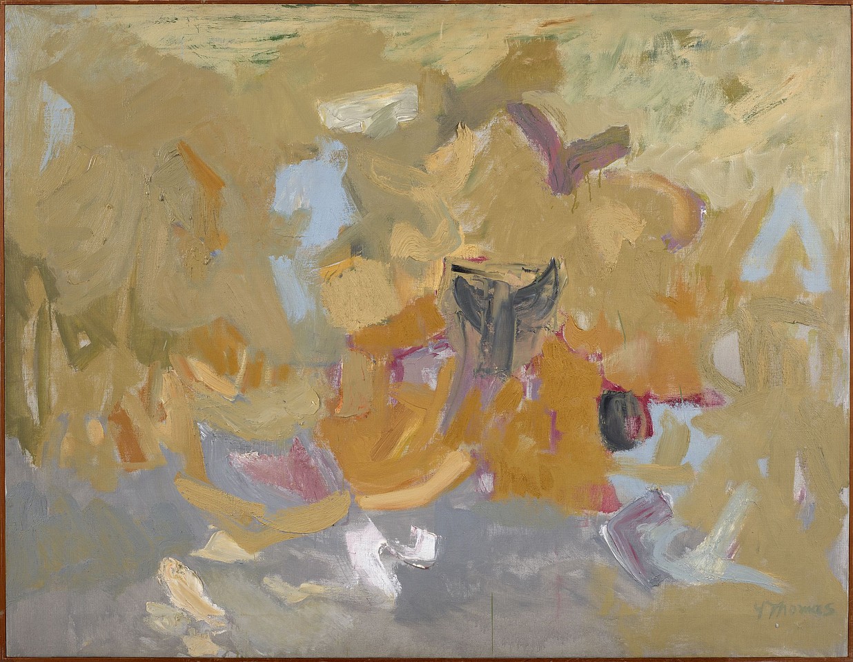 Yvonne Thomas, Exploration | SOLD, 1954
Oil on linen, 40 x 51 1/2 in. (101.6 x 130.8 cm)
THO-00116