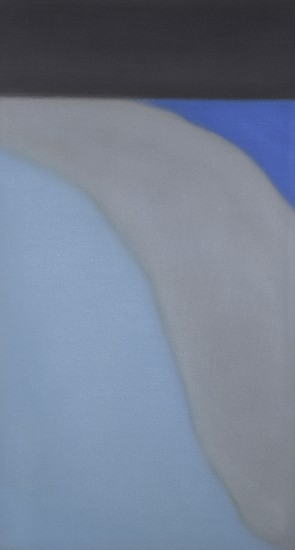 Susan Vecsey, Untitled (Black/Blue), 2018
Oil on linen, 78 x 40 in. (198.1 x 101.6 cm)
VEC-00153