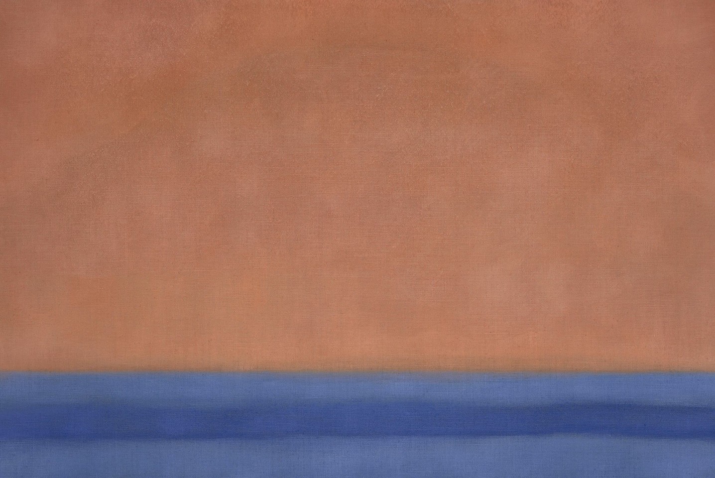 Susan Vecsey, Untitled (Atomic Orange/Blue) | SOLD, 2020
Oil on linen, 42 x 62 in. (106.7 x 157.5 cm)
VEC-00213