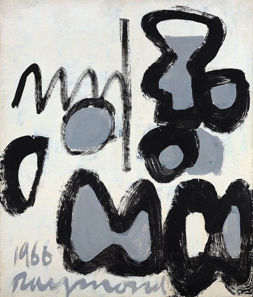 Raymond Hendler, Waysides | SOLD, 1966
Acrylic on canvas, 23 x 19 3/4 in. (58.4 x 50.2 cm)
HEN-00170