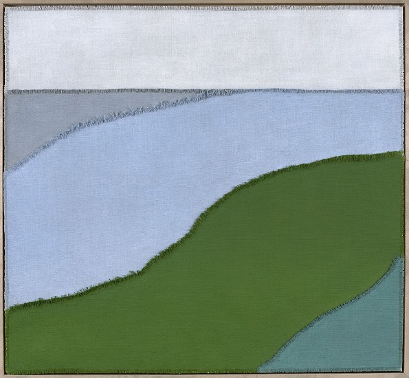 Susan Vecsey, Untitled (Blue/Green), 2021
Oil on collaged linen, 44 x 48 in. (111.8 x 121.9 cm)
VEC-00230