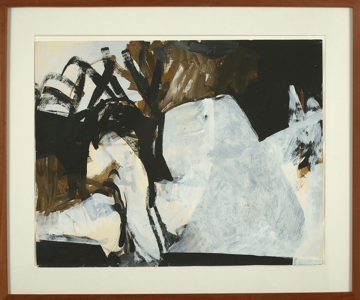 Charlotte Park, Untitled (Black, White, and Brown IV) | SOLD, c. 1955
Gouache on paper, 22 1/2 x 28 1/2 in. (57.1 x 72.4 cm)
PAR-00051