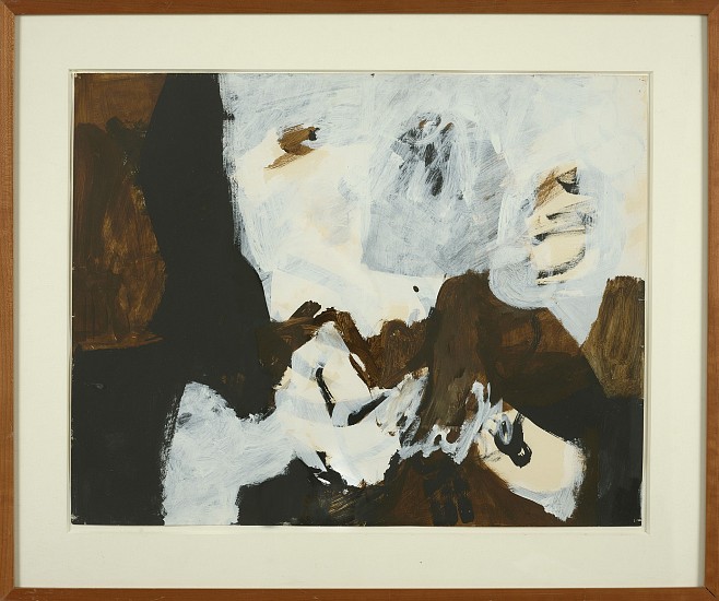 Charlotte Park, Untitled (Black, White and Brown VI), c. 1955
Gouache on paper, 22 1/2 x 28 1/2 in. (57.1 x 72.4 cm)
PAR-00015