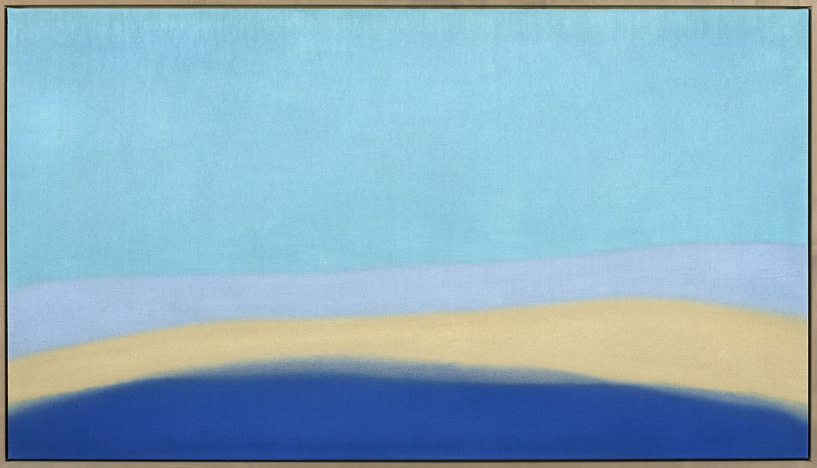 Susan Vecsey, Untitled (Turquoise/Blue), 2018
Oil on linen, 38 x 68 in. (96.5 x 172.7 cm)
VEC-00149
