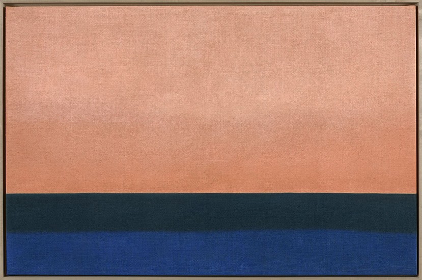 Susan Vecsey, Untitled (Coral / Indigo), 2022
Oil on linen, 38 x 58 in. (96.5 x 147.3 cm)
VEC-00233