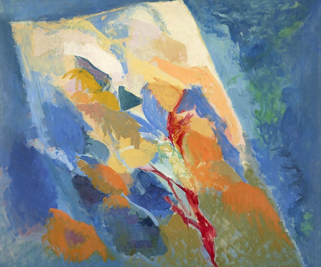 Ethel Schwabacher, Prometheus, 1959
Oil on linen, 85 x 102 in. (215.9 x 259.1 cm)
SCHW-00158