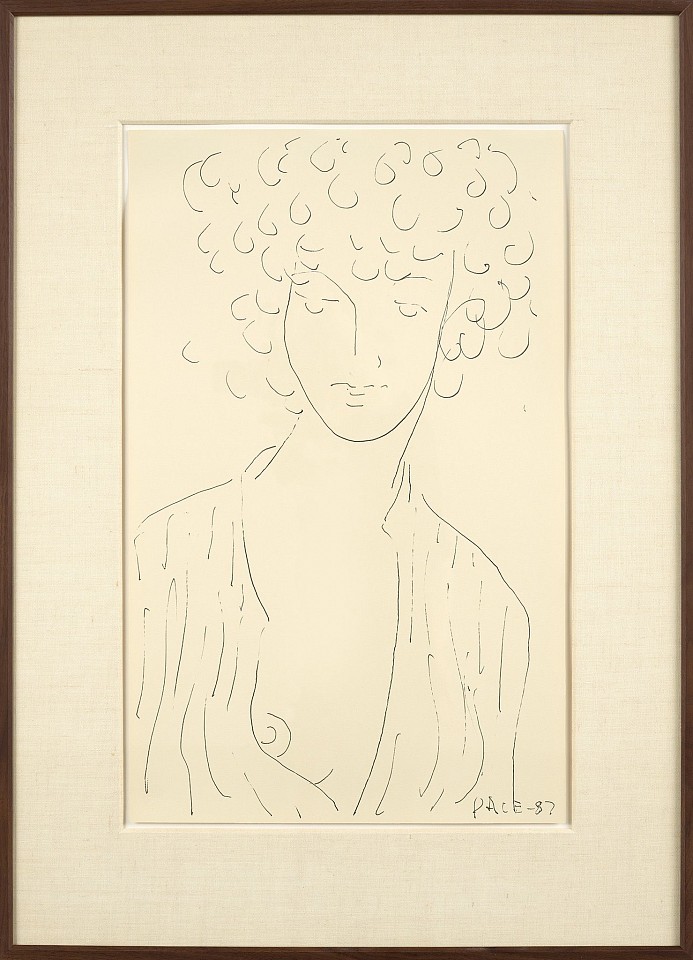 Stephen Pace, Linda, 1987
Ink on paper, 22 1/4 x 14 1/2 in. (56.5 x 36.8 cm)
PAC-00187