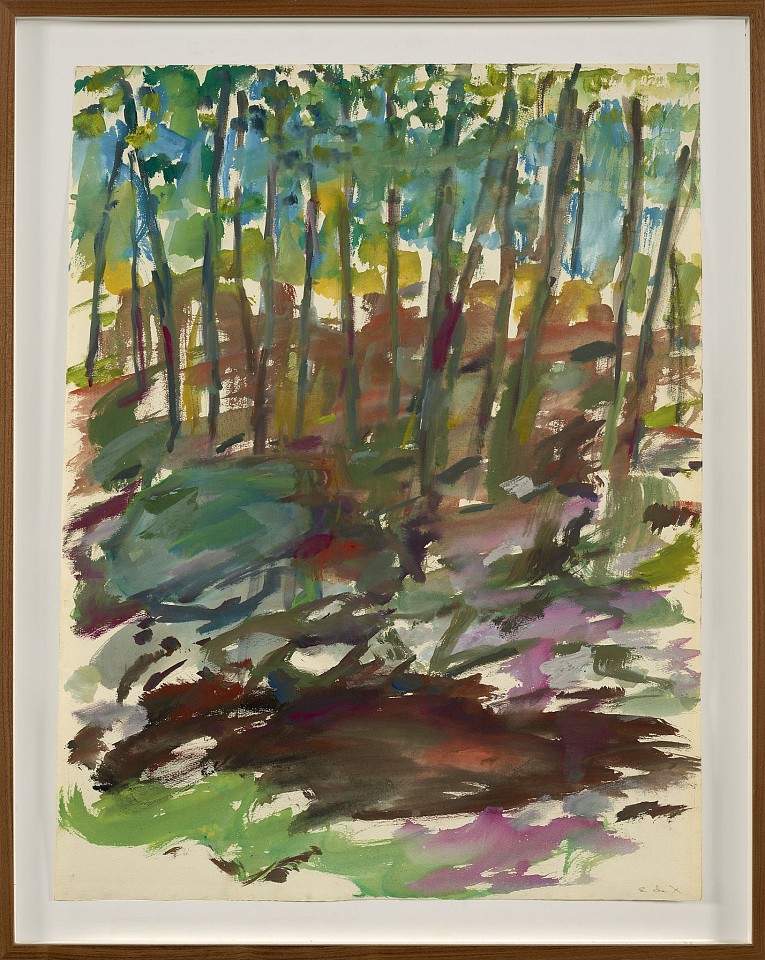 Elaine de Kooning, Catskill Series, 1965
Gouache on paper, 26 1/8 x 19 3/4 in. (66.4 x 50.2 cm)
EDEK-00024