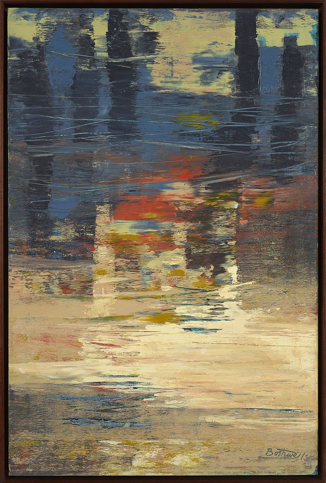 Dorr Bothwell, City Dusk | SOLD, 1956
Oil on canvas, 42 x 27 3/4 in. (106.7 x 70.5 cm)
BOT-00001