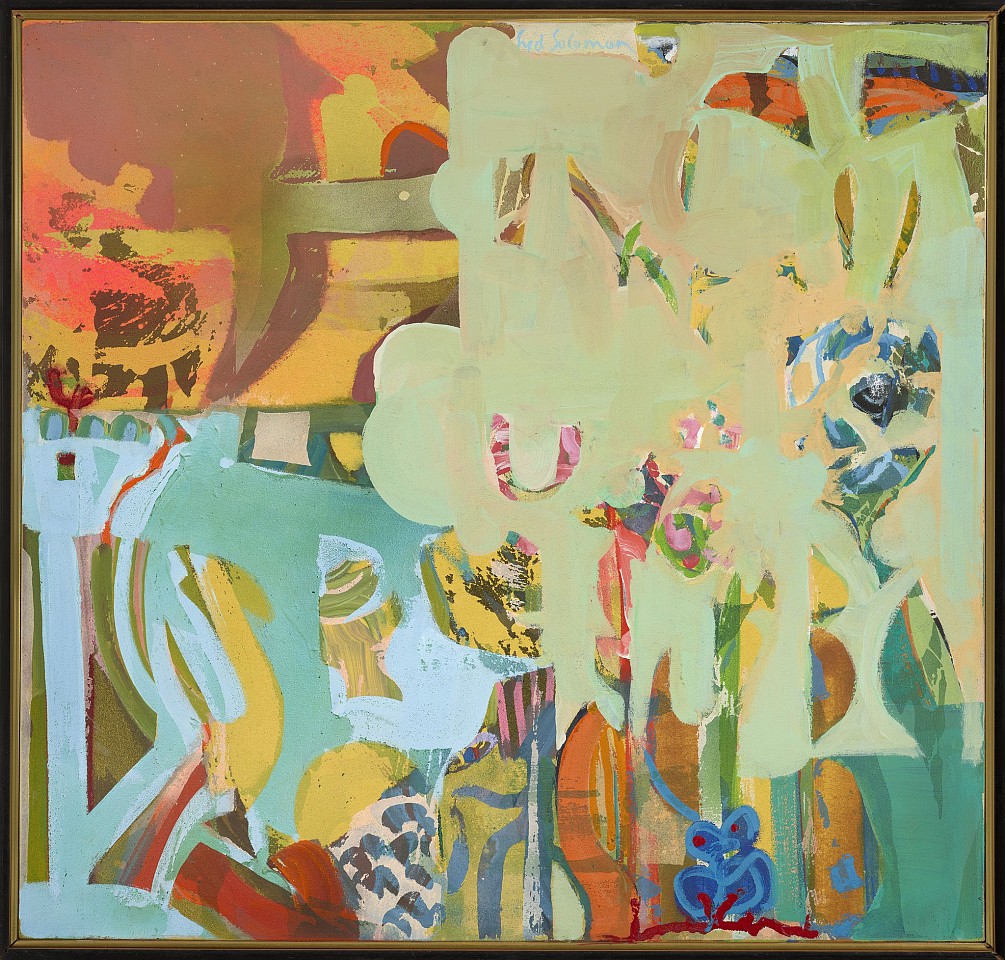 Syd Solomon, Goldawn | SOLD, 1985
Acrylic and aerosol enamel on canvas, 38 x 40 in. (96.5 x 101.6 cm)
SOL-00225
