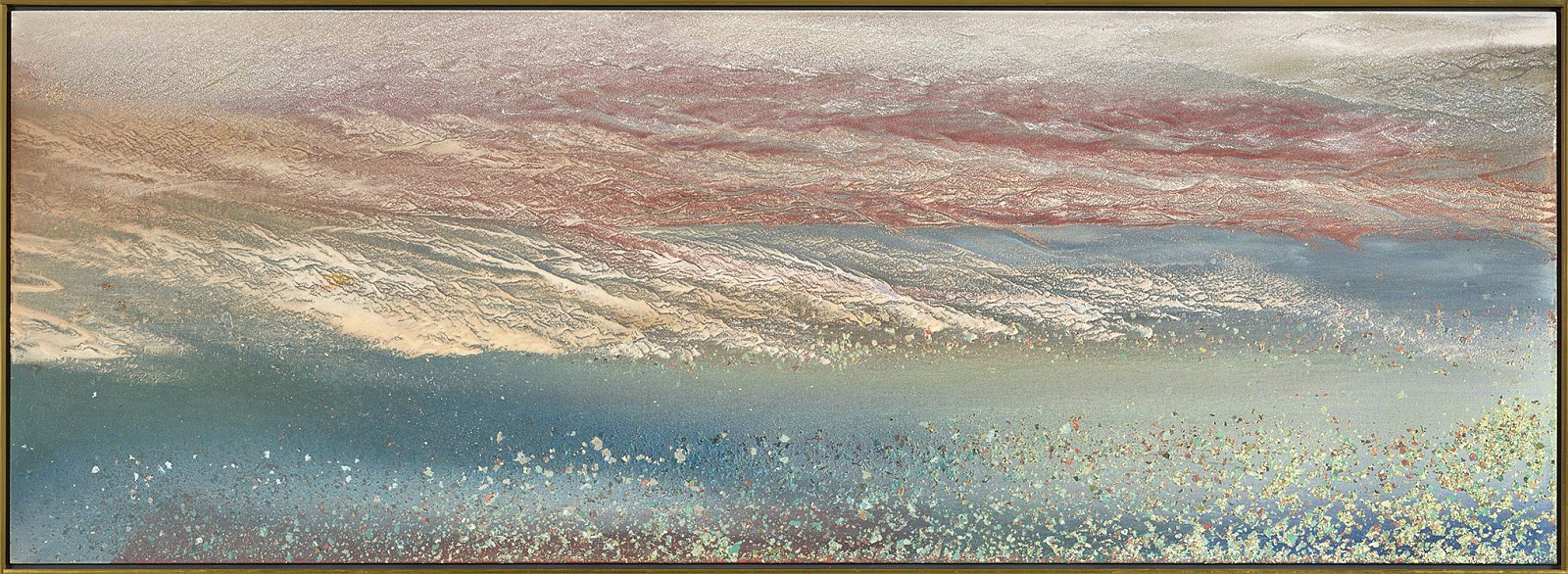 Paul Jenkins, Phenomena: Gobi Trade Winds, 1976
Acrylic on linen, 27 1/2 x 77 in. (69.8 x 195.6 cm)
JEN-00033