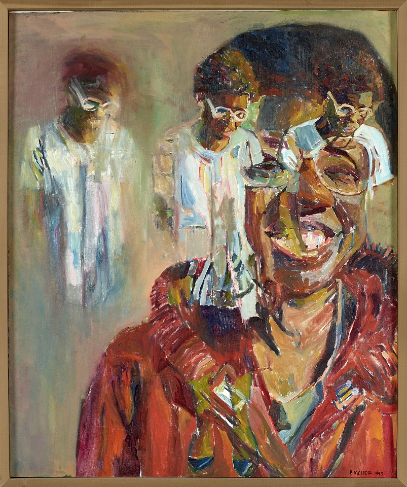 Beverly McIver, Renee #4, 1993
Oil on canvas, 38 5/8 x 32 1/4 in. (98.1 x 81.9 cm)
MCI-00051