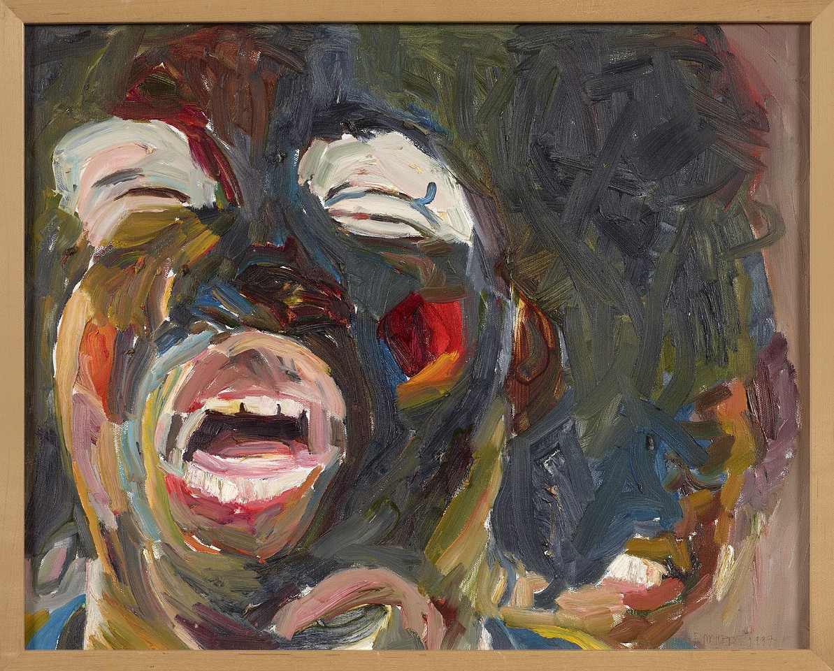 Beverly McIver, The Scream, 1997
Oil on canvas, 16 x 20 in. (40.6 x 50.8 cm)
MCI-00038
