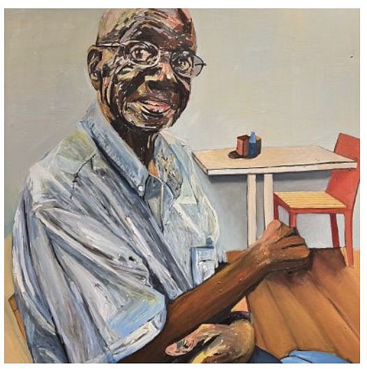 Beverly McIver, Father, Cardrew, Seated, 2015
Oil on canvas, 60 x 48 in. (152.4 x 121.9 cm)
MCI-00036
