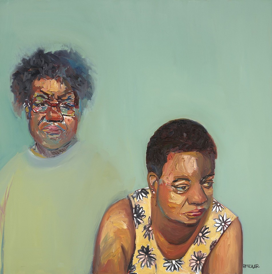 Beverly McIver, Renee Moving Away, 2011
Oil on canvas, 48 x 48 in. (121.9 x 121.9 cm)
MCI-00016