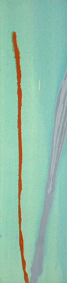 Larry Zox, Aqua Check, c. 1981
Acrylic on canvas, 63 x 15 in. (160 x 38.1 cm)
ZOX-00164