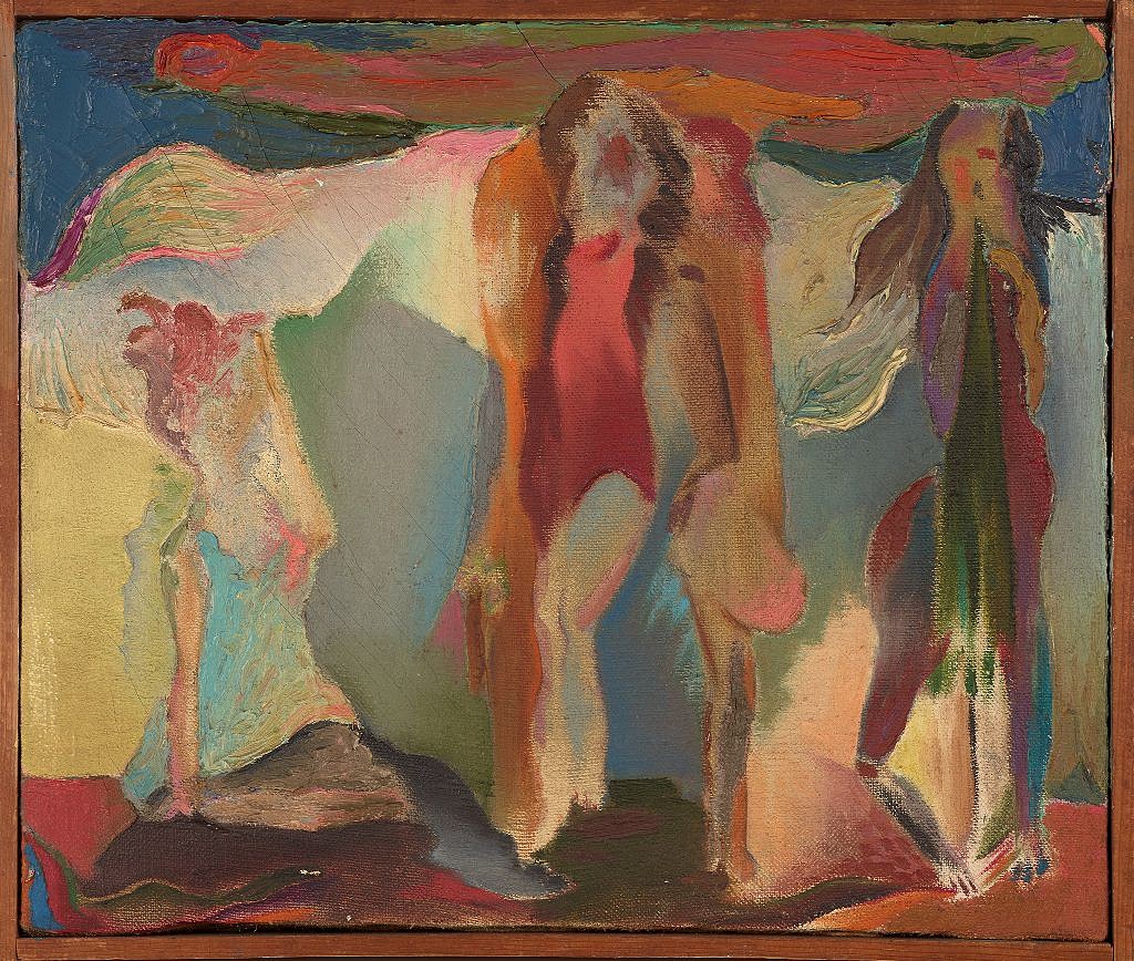Joyce Weinstein, Bathers | SOLD, 1949
Oil on canvas, 10 x 12 in. (25.4 x 30.5 cm)
WEI-00040