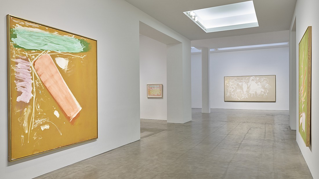 Dan Christensen: Calligraphic Stains & Scrapes (Paintings from 1977 to 1984) - Installation View