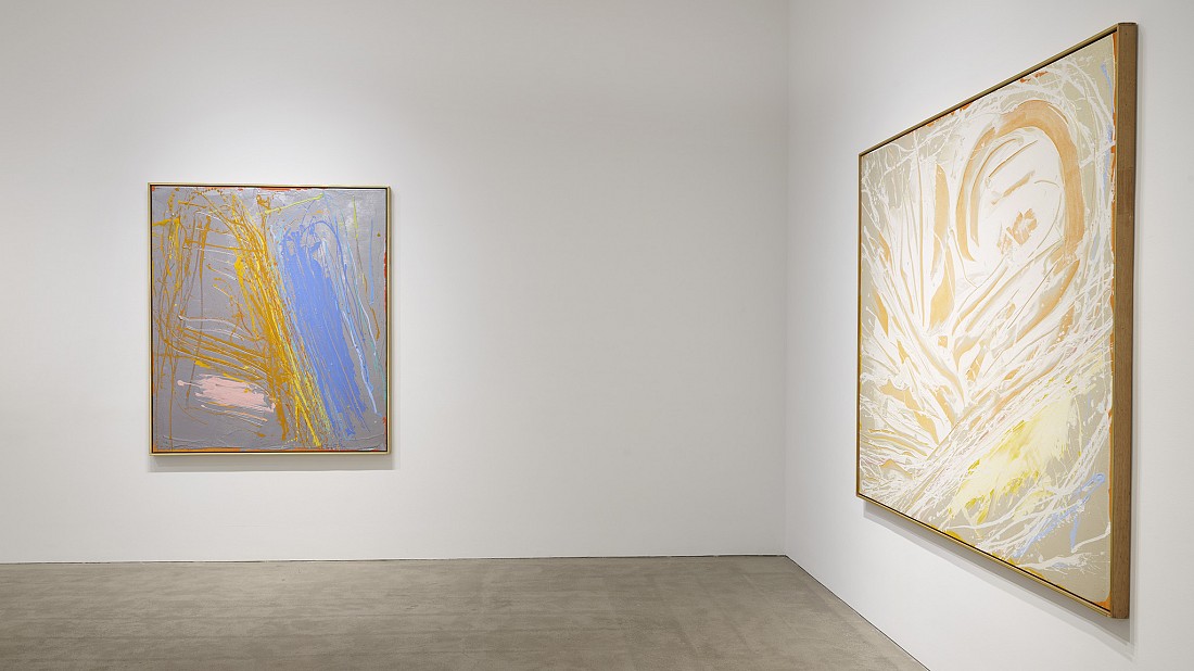 Dan Christensen: Calligraphic Stains & Scrapes (Paintings from 1977 to 1984) - Installation View