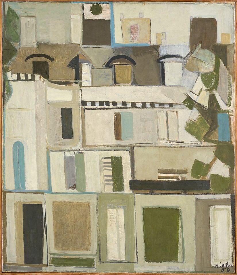 Janice Biala, White Façade | SOLD, 1950
Oil on canvas, 35 x 30 in. (88.9 x 76.2 cm)
BIAL-00027