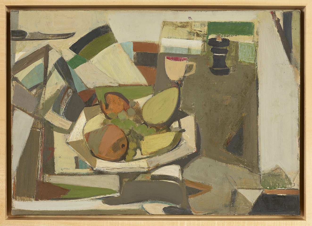 Janice Biala, Nature morte aux poires (Still Life with Pears), c. 1950
Oil on canvas, 16 1/8 x 22 3/4 in. (41 x 57.8 cm)
BIAL-00028