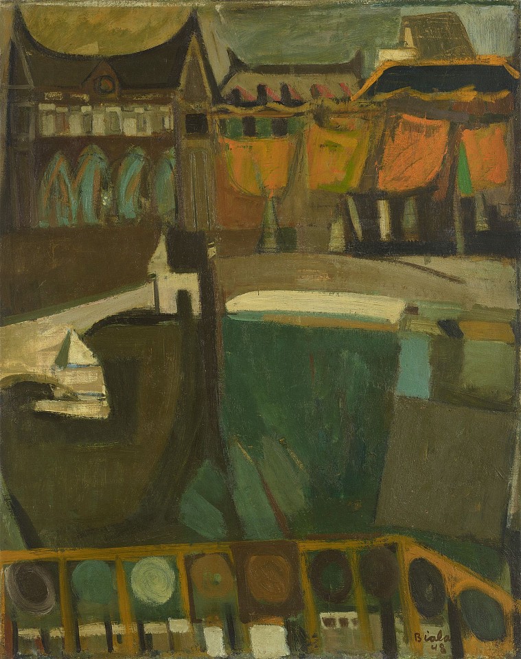 Janice Biala, Le Louvre, 1948
Oil on canvas, 36 x 28 1/4 in. (91.4 x 71.8 cm)
BIAL-00042