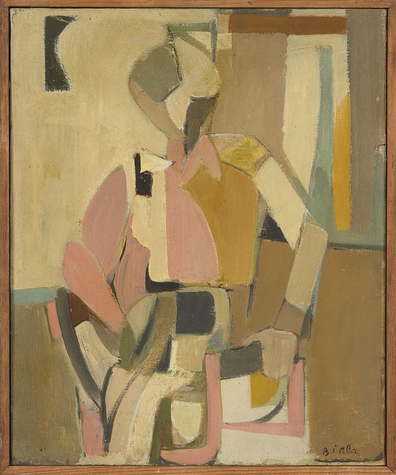 Janice Biala, Jeune fille en rose, assise (Young girl in pink, sitting), 1951
Oil on canvas, 18 x 15 in. (45.7 x 38.1 cm)
BIAL-00048
