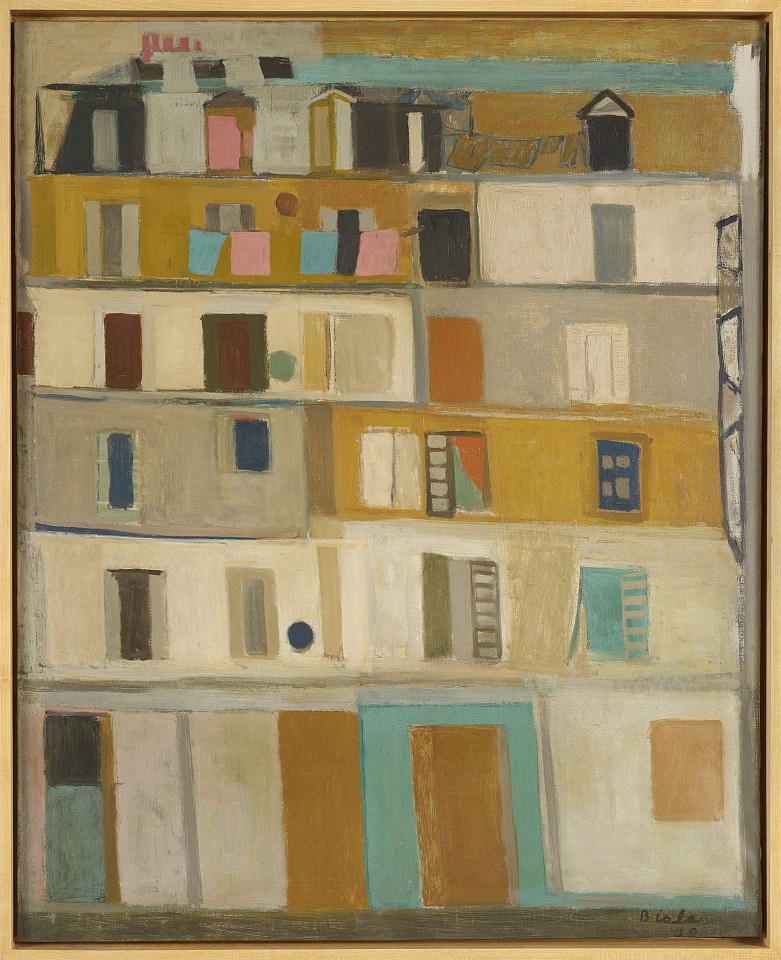 Janice Biala, Façade Blanche (White Façade), 1948
Oil on canvas, 39 x 32 in. (99.1 x 81.3 cm)
BIAL-00022