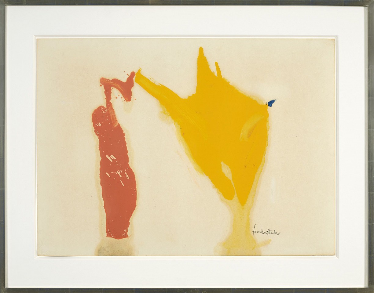 Helen Frankenthaler, Third Floor, 94th Street, No. III, 1960
Oil on paper, 22 x 29 3/4 in. (55.9 x 75.6 cm)
FRAN-00002